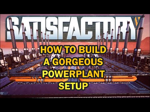 Gorgeous Coal Power Station Build Guide [Satisfactory guide]