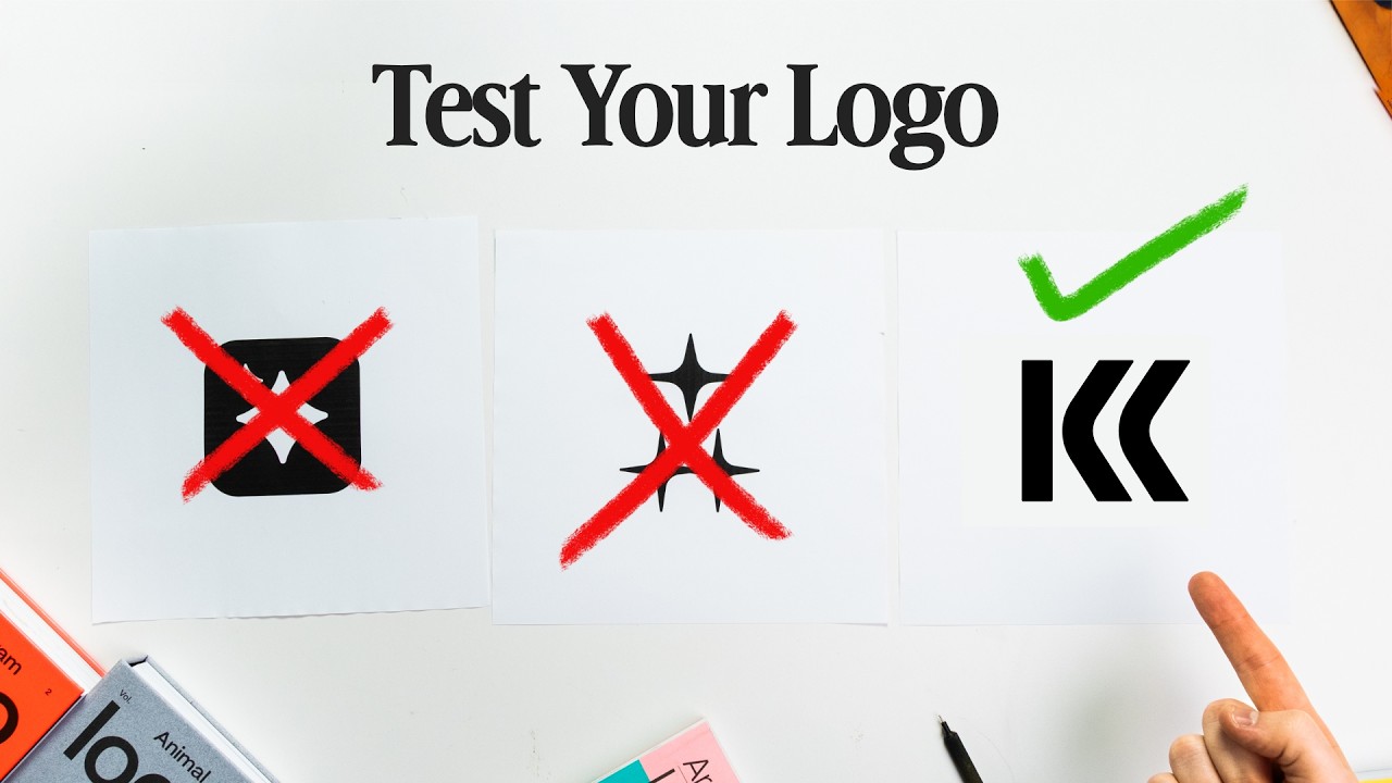 How Professional Designers Test Logos 💥