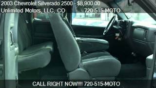 2003 Chevrolet Silverado 2500 LS 2500HD Turbo Diesel - for s