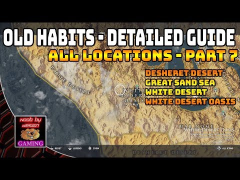 Assassins Creed Origins - Detailed Locations for Old Habits - Part 7
