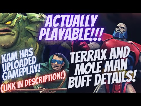 Terrax And Mole Man Buff Details Revealed! Both Look Perfectly Playable!