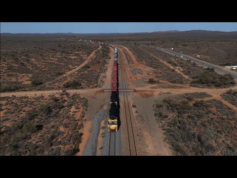 Australian Freight Trains Pacific National NR96 - NR11 and NR120