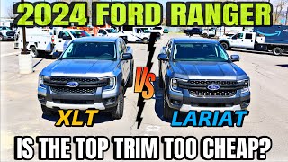 2024 Ford Ranger XLT VS Ford Ranger Lariat: Has Ford Actually Priced The Top Trim Right???