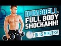 DUMBBELL FULL BODY SHOCKAHHH! | MetaBurn90 HOME WORKOUT!