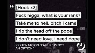 Failure Is Not An Option (Lyrics)