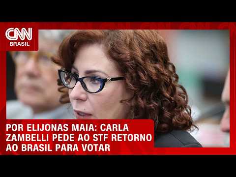 Defesa de Zambelli solicita que a ex-deputada retorne ao Brasil para votar | CNN NOVO DIA