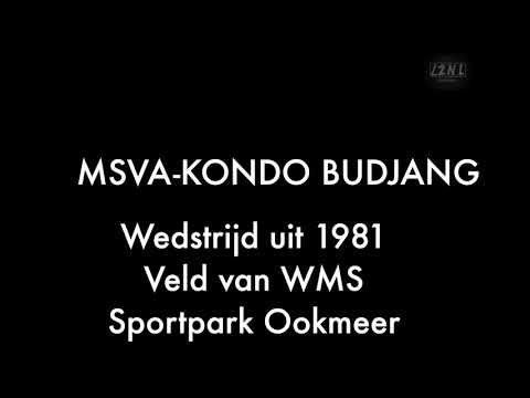 Wedstrijd MSVA - KONDO BUDJANG 1981