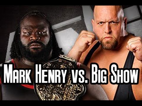 Mark Henry (c) vs. Big Show at Vengeance 2011 - Broke Ring - HD (SvR 2011 Game)