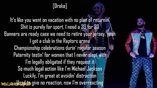 Drake &amp; Future -  30 for 30 Freestyle (Lyrics)