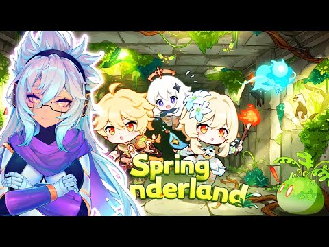 CY YU REACTS TO Genshin Impact Fan Art Program "Spring Wonderland" | Reaction