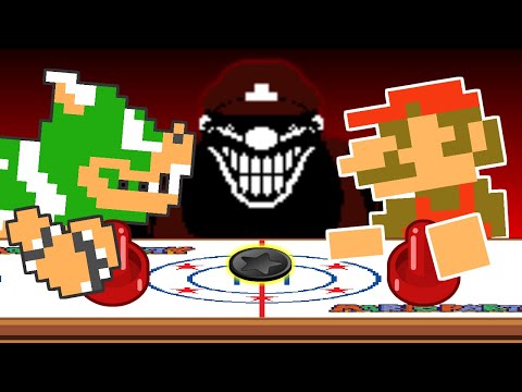 Pixelcraftian: Mario VS Bowser's Lair Hockey
