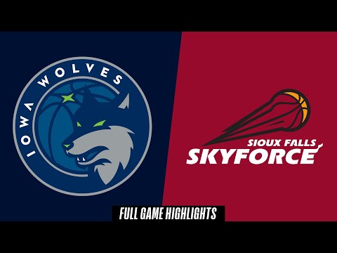 Iowa Wolves vs. Sioux Falls Skyforce - Game Highlights
