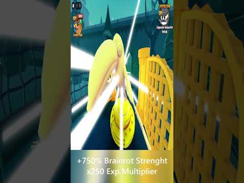 ⚡️😱💪 5th Rebirth in Brainrot Evolution Roblox +750% Brainrot Strenght x250 EXP Multiplier Antonio