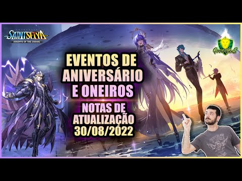 ESTÁ começando o ANIVERSÁRIOS - ONEIROS, PVP melee, RECOMPENSAS em DOBRO - Saint Seiya Awakening