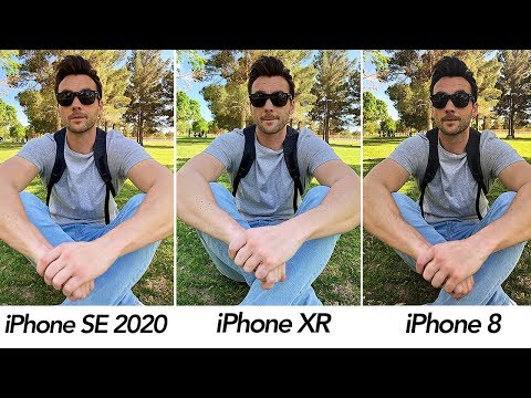 iPhone SE 2020 vs iPhone XR vs iPhone 8 Camera Comparison Test!