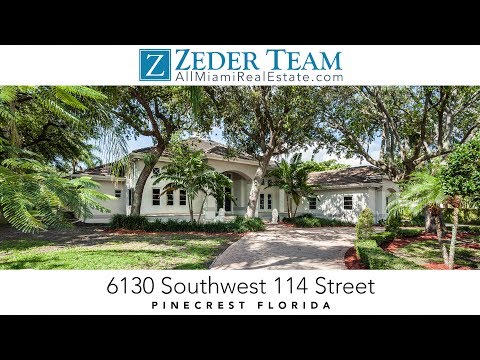 6130 SW 114 Street Pinecrest Real Estate