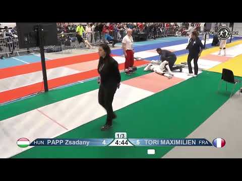 European Championships 2023 CMS - L32 - Zsadany Papp HUN v Maximilien Tori FRA