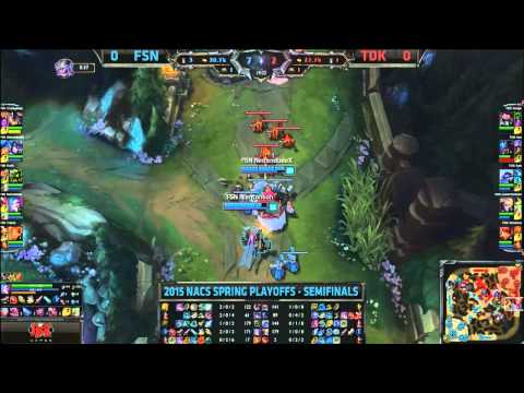 TDK vs FSN - Game 1 NACS Semi-Final - Team Dragon Knight vs Team Fusion