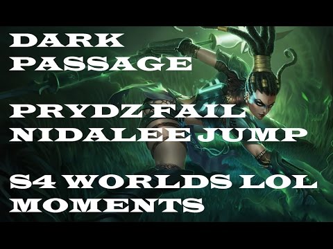 DP Prydz Fail Nidalee Jump - S4 Worlds LoL Moments - DP vs AHQ