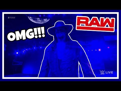 THE UNDERTAKER MAKES SURPRISE APPEARANCE reaction!!! WWE RAW 9/3/18