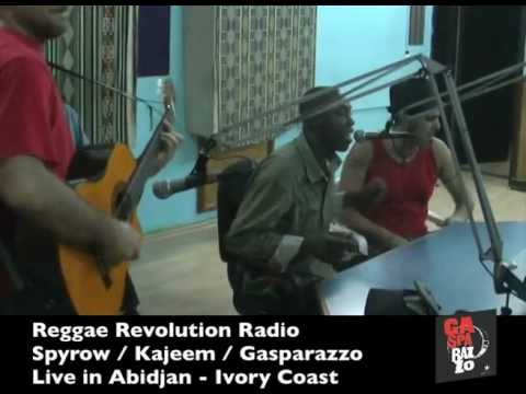 Gasparazzo - Live in Abidjan - Ivory Coast - Reggae Revolution Radio with Spyrow - Kajeem -