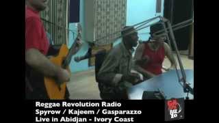Gasparazzo - Live in Abidjan - Ivory Coast - Reggae Revolution Radio with Spyrow - Kajeem -