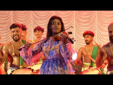 Chenda violin Fusion Aryakkara Brothers|Pamba Ganapathi song #chenda_violin