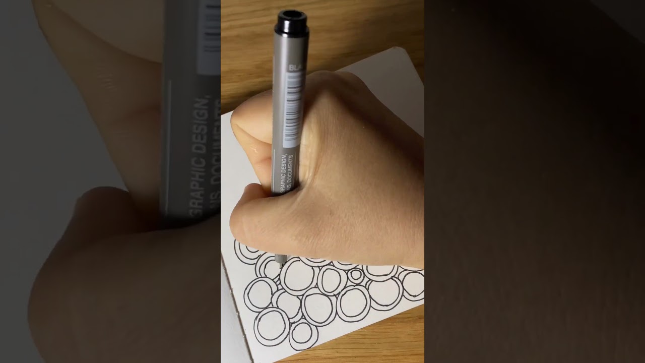 Tangle pattern: Bubbles | #zentangle #art #drawing #healing #relaxation #creativity #tanglepatterns