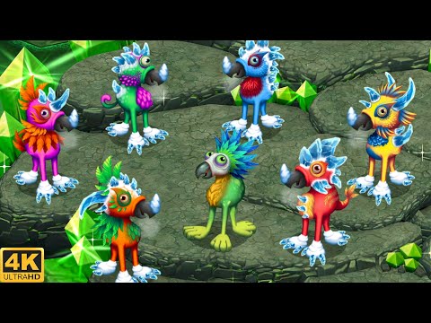Prismatic Mimic - all versions (My Singing Monsters: Dawn Of Fire) 4k