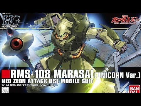 BUILD - Bandai HG 1/144 RMS-108 Marasai (Merakit Gunpla)