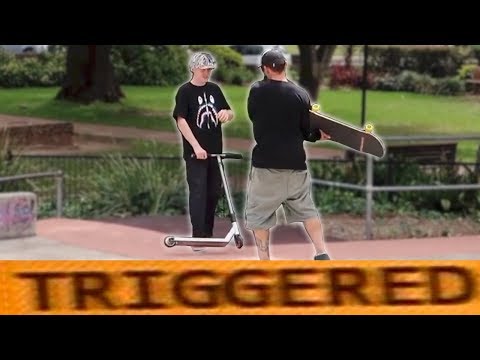 What Happens When Skaters Meet Scooter Kids? Video