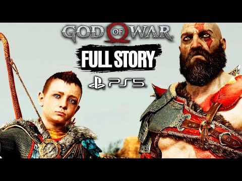 God Of War 4 PS5 All Cutscenes (Game Movie) PS5 Patched 4K 60FPS