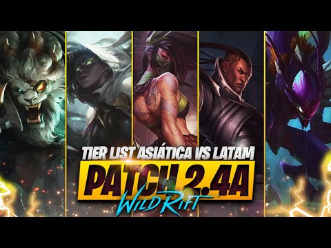 Qual a Diferença da TIER LIST Asiática Para Latam? PATCH 2.4A