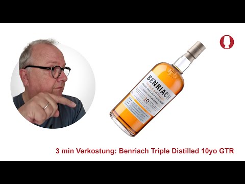 3 min Verkostung Benriach 10yo Triple Distilled Travel Retail