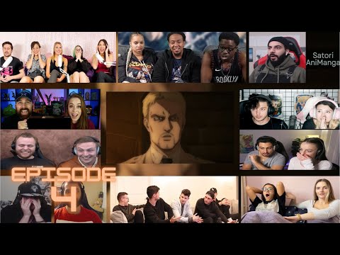 From One Hand to Another | Attack on Titan Season 4 Episode 4 Reaction Mashup |