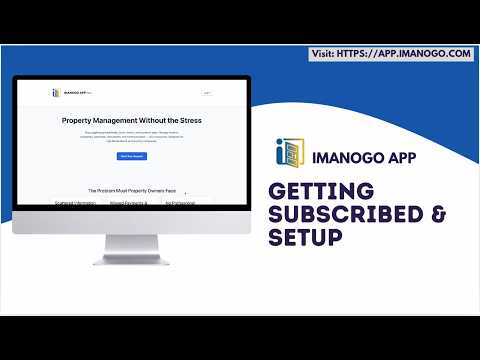  Imanogo App | Subscribe and Setup up in minutes