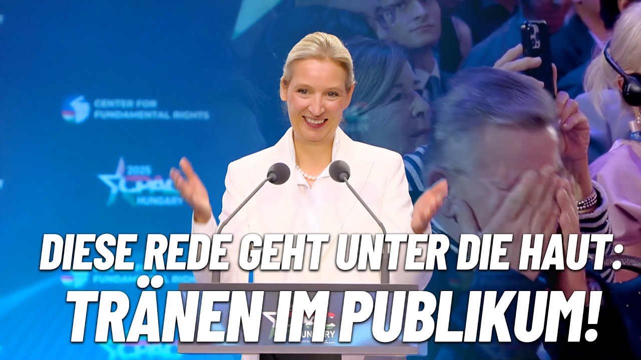 Diese Rede geht unter die Haut: Tränen im Publikum! - Alice Weidel - CPAC