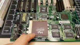 Testing out a "Goodwill find" AT motherboard with some eBay parts