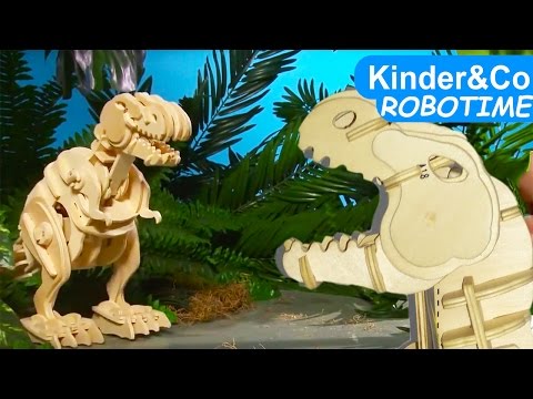 РОБОТ ТИРАННОЗАВР ROBOTIME - КОНСТРУКТОР ДИНОЗАВР