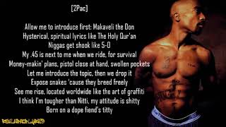 2Pac/Makaveli - Bomb First (My Second Reply) ft. Outlawz (Lyrics)