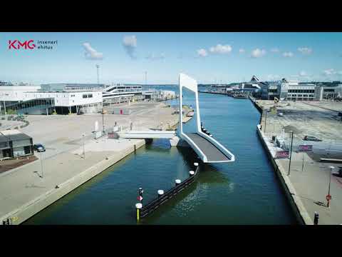 Vanasadama uue pöördavatava jalakäijate silla ehitustööd (2020-2021)