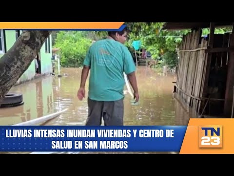 Lluvias intensas inundan viviendas y centro de salud en San Marcos