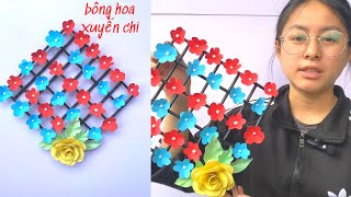 Đồ trang trí thủ công với bông hoa xuyến chi - Handcrafted ornaments with flowers