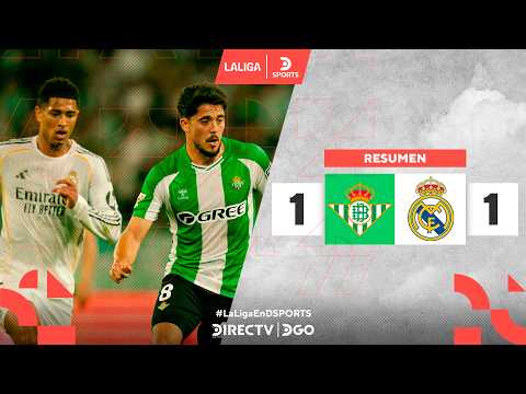 ¡¡#BETIS SE LO EMPATÓ en la ÚLTIMA JUGADA a #REALMADRID!! | Real Betis 1–1 Real Madrid | Resumen