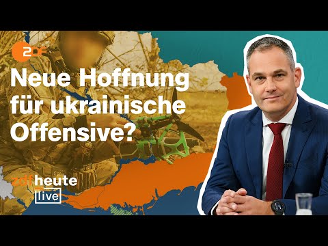 Ukraine-Fortschritte im Süden, Gefechte um Awdijiwka | Militärexperte Gressel bei ZDFheute live