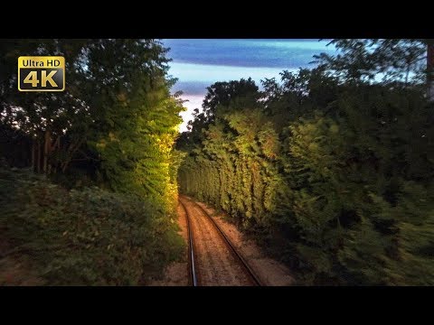 4K CABVIEW Beograd Dunav - Resnik -- Evening ride through Belgrade Railway Junction