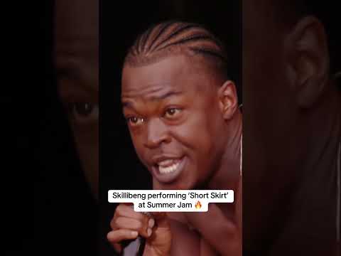Skillibeng performs 'Short Skirt' at Summer Jam 🔥 #skillibeng