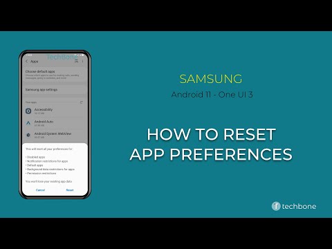 How to Reset App preferences - Samsung [Android 11 - One UI 3]