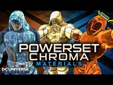 DCUO: Powerset Chroma Materials (Resurgence Mega Capsules - October 2019)
