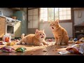 Ginger Eats Too Much Fast Food And Gains Weight Mama Cat Helps Ginger Get Fit ‍ ️